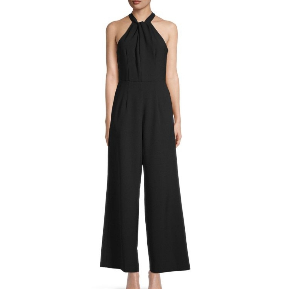 Julia Jordan Black Halter Jumpsuit